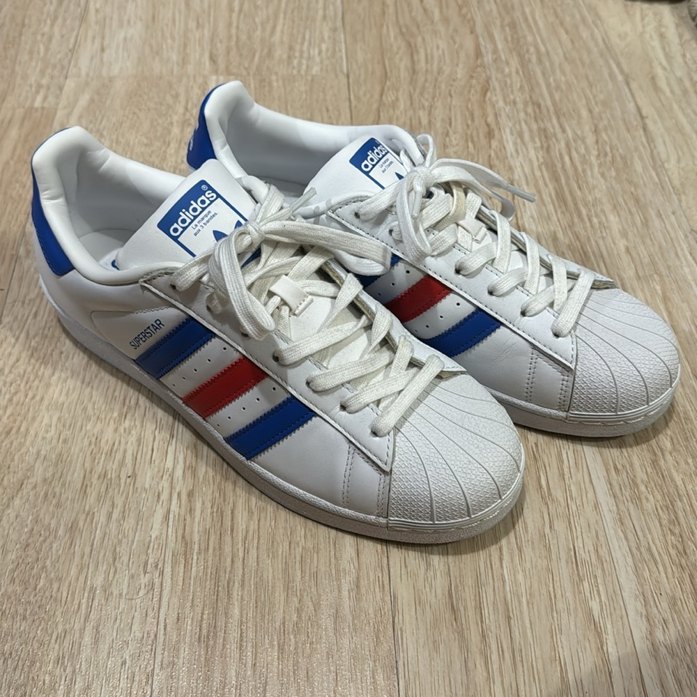 Adidas Superstar Red White Blue